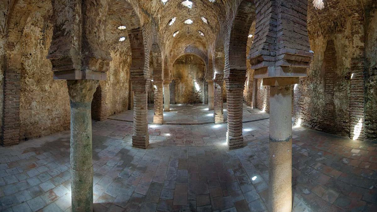 Los baños árabes, un símbolo en la historia de Ronda.